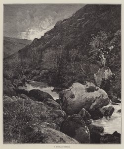 Un arroyo en el páramo de Charles Auguste Loye